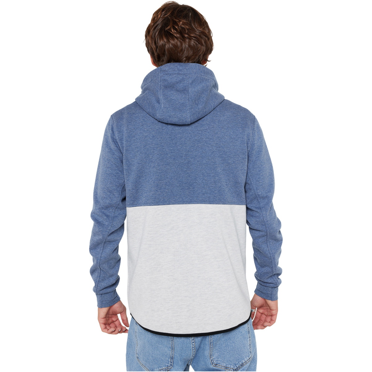 2025 Rip Curl Männer Anti Series Departed Zip Fleece CFEDB9 - Navy / Grey